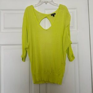 Express Sweater Blouse with Open Back Size S
